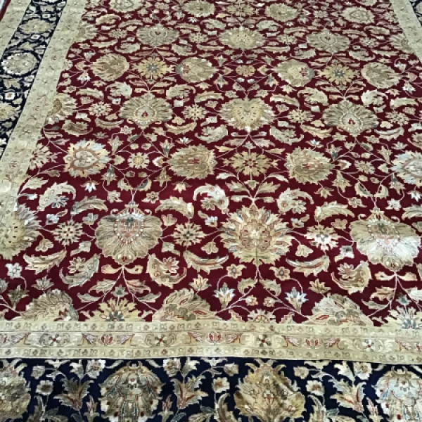 0393 - Silk Style Oriental Rug - 9x12